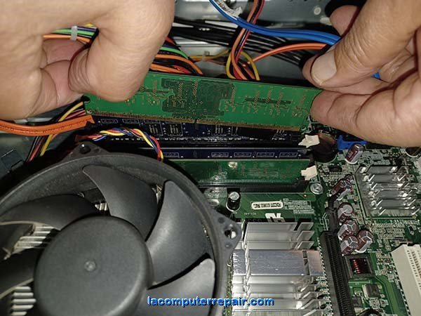 desktop computer memory ram installation