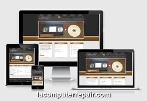 Affordable responsive web site design for small business VHS Digitizing Services, Los Angeles CA USA